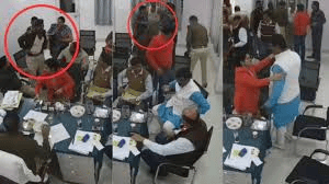 Policeman Tears Off Uniform in Clash with BJP Leader Arjun Gupta