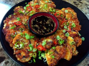 Korean Mung Bean Pancakes