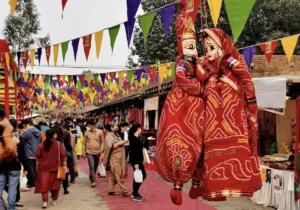 Shop and Feast at Dilli Haat- place to visit in delhi winters